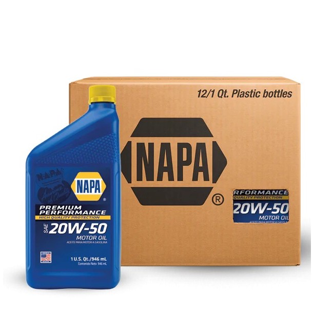 NAPA PREMIUM PERFORMANCE SYNTHETIC BLEND 20W50 SP 12/1