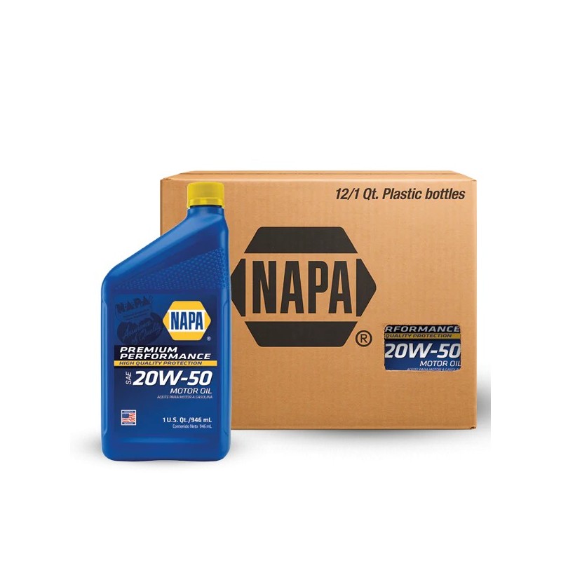 NAPA PREMIUM PERFORMANCE SYNTHETIC BLEND 20W50 SP 12/1